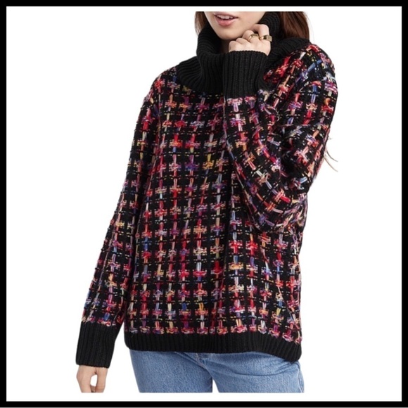 PEPALOVES Cowl Turtleneck Sweater - Picture 1 of 9